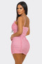 Candy Crush Ruched Mini Dress