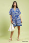 Umgee Jacquard Two Tone Mini Dress