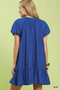 Umgee Ruffle Hem Shift Mini Dress