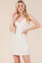 GeeGee Lace Detail Adjustable Strap Mini Cami Dress