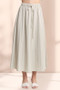 ADORA Drawstring Waist Crinkle Maxi Skirt