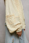 POL V-Neck Long Sleeve Top with Stitch Detail