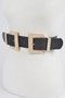 Two Faux Pearl Buckle Waist Belt