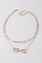 Infinity Snake Pendant Necklace