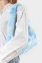 Tie Dye Fur Shoulder Bag 