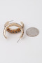 Cheetah Print Hoop Earrings