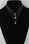 Mushroom Pendant Necklace Set 