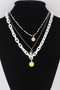 Multi Pendant Chain Necklace 