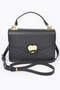 Heart Metal Top Handle Clutch