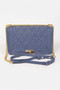 Quilted Denim Shoulder Bag 