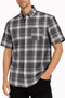 Oldschool Checkered Button Down Short Sleeve Shirt