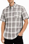 Oldschool Checkered Button Down Short Sleeve Shirt