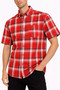 Oldschool Checkered Button Down Short Sleeve Shirt