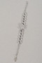 Rhinestone Butterfly Chain Bracelet 