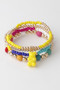 Multi Gummy Bear Charm Bracelet 
