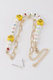 Pearled Smiley Face N Chain Necklace
