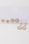 Smiley Face Earrings Set