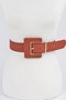 Faux Suede Belt 
