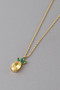 Tropical Pineapple Pendant Necklace