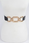 Trendy Metal Buckle Elastic Belt ​