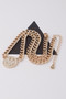 Jeweled Smiley Face Chain Necklace 
