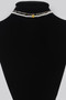 Multi Smiley Face Choker Necklace 
