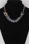 Double Chain Toggle Necklace 