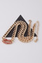 Jeweled Lips Chain Necklace
