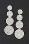 Bedazzled Disco Ball Drop Earrings 