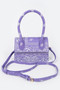 Bandana Single Handle Flap Crossbody Bag 