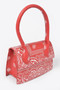 Bandana Single Handle Flap Crossbody Bag 