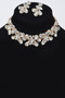 Ab Stone Earring And Necklace Set