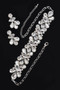 Ab Stone Earring And Necklace Set