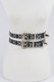 Studded Two In One Waist Belt 