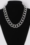 Clear Double Chain Necklace 