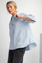 Half Slvs Stretch Poplin Button Down Shirt
