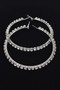 8Cm Rhinestone Hoop Earring 