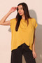 Washed Poly Silk Tulip Tunic Top​