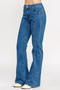 Hige Rise Seam Detail Bell Bottom