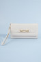 Fame Vegan Leather Chain Buckle Wristlet Wallet