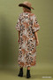 Umgee Abstract Print Midi Dress