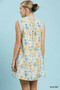 Umgee Floral Print Babydoll Dress