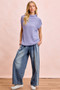 BiBi Washed Lace Contrast Sided Jeans