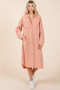 Mittoshop Button Down Long Sleeve Shirt Dress