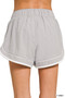 Zenana Soft Woven Lined Dolphin Shorts