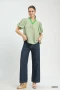 Umgee Embroidered Puff Sleeve Top