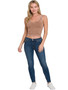 Zenana Washed Ribbed Seamless Cropped V-neck Tank Top