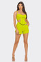 Front Oversized Bow Twisted Tie Top And Shorts Set​