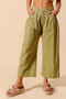 SO ME Mid Rise Wide Leg Chino Pants With Pockets