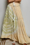 POL Shimmer Tiered Reverse Ruffle Smocked Waist Maxi Skirt